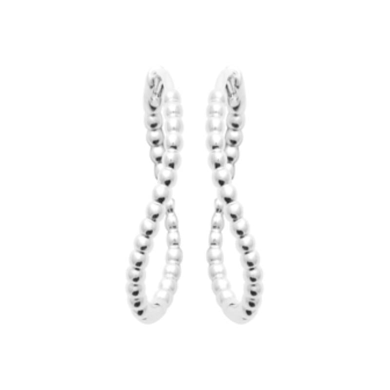 Coque de Nacre Créoles argent 7672700
