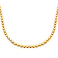Coque de Nacre Collier acier doré 312433