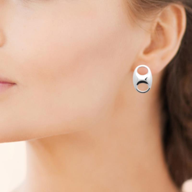 Coque de Nacre Boucles d'oreilles acier 3120500