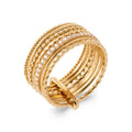 Coque de Nacre Bague semainier plaqué or 2923310