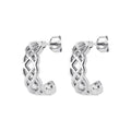 Coque de Nacre Créoles argent 7685600