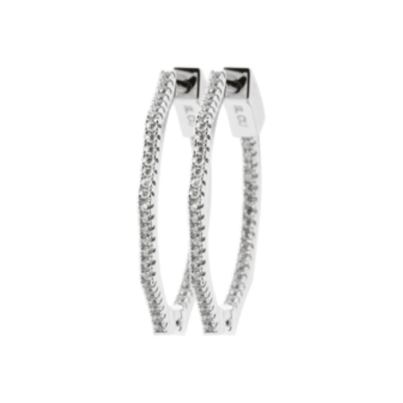 Coque de Nacre Créoles argent 1637610