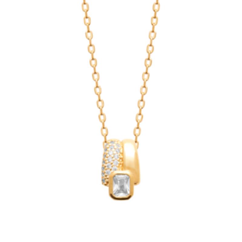 Coque de Nacre Collier plaqué or 974138