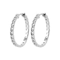 Coque de Nacre Créoles argent 7634830