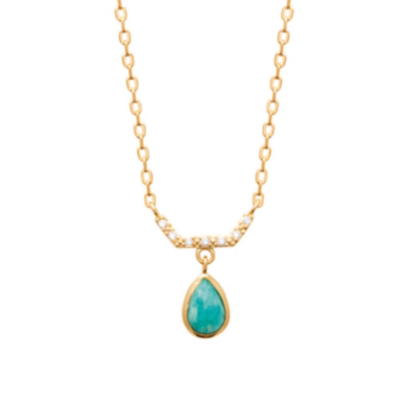 Coque de Nacre Collier plaqué or 973719