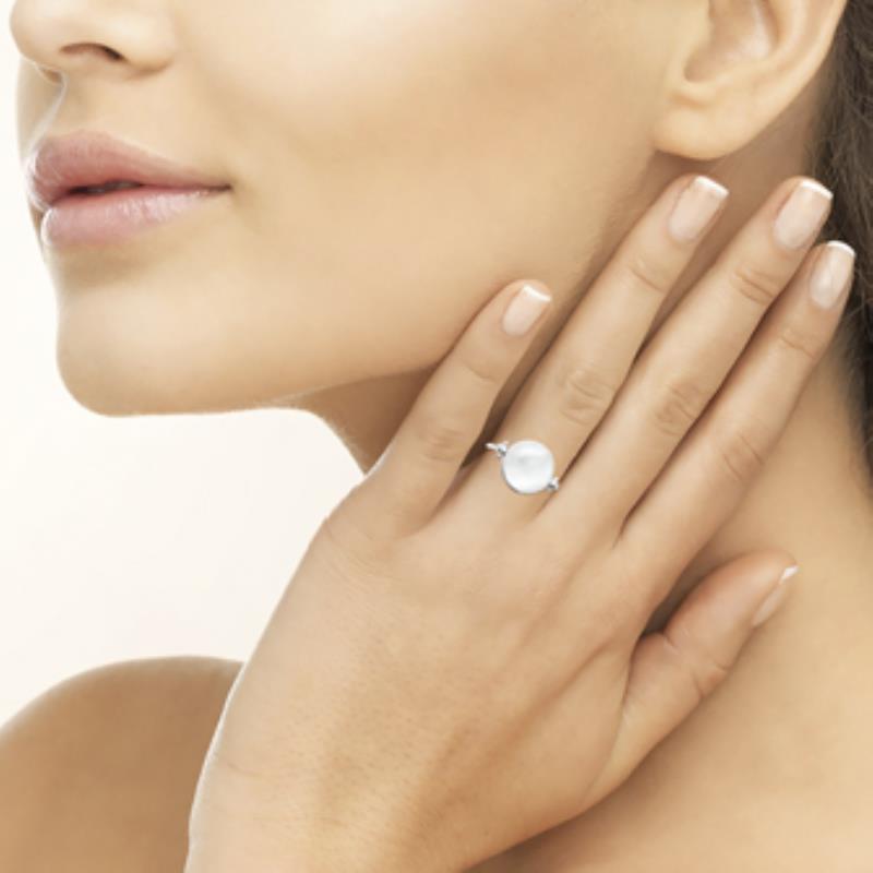 Coque de Nacre Bague argent 1296004