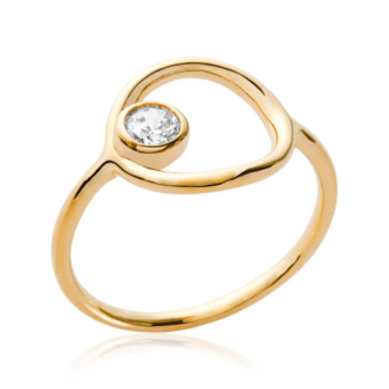 Coque de Nacre Bague plaqué or 2269010