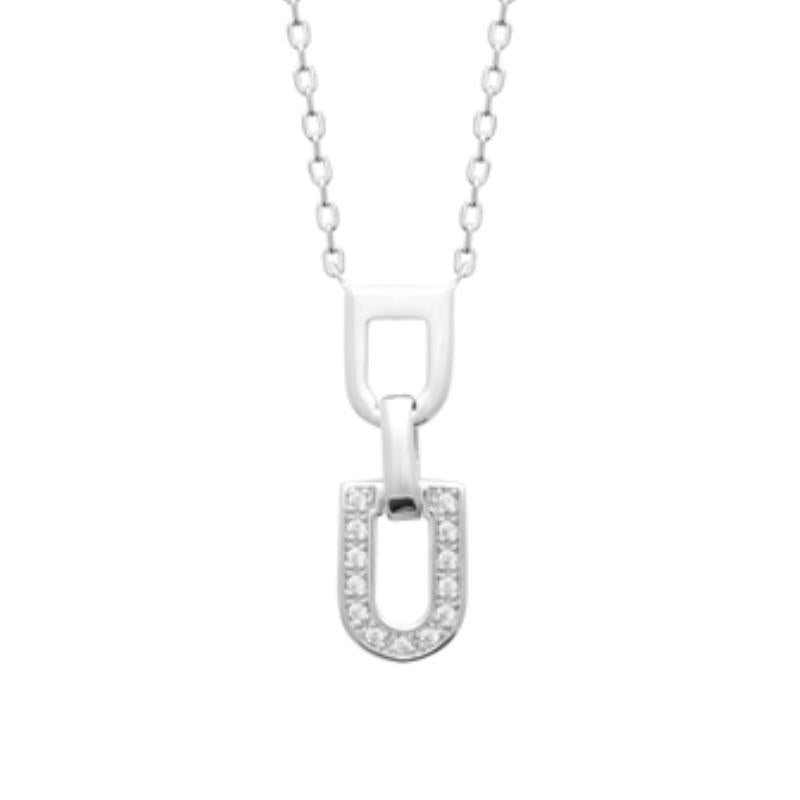 Coque de Nacre Chaîne argent 874054
