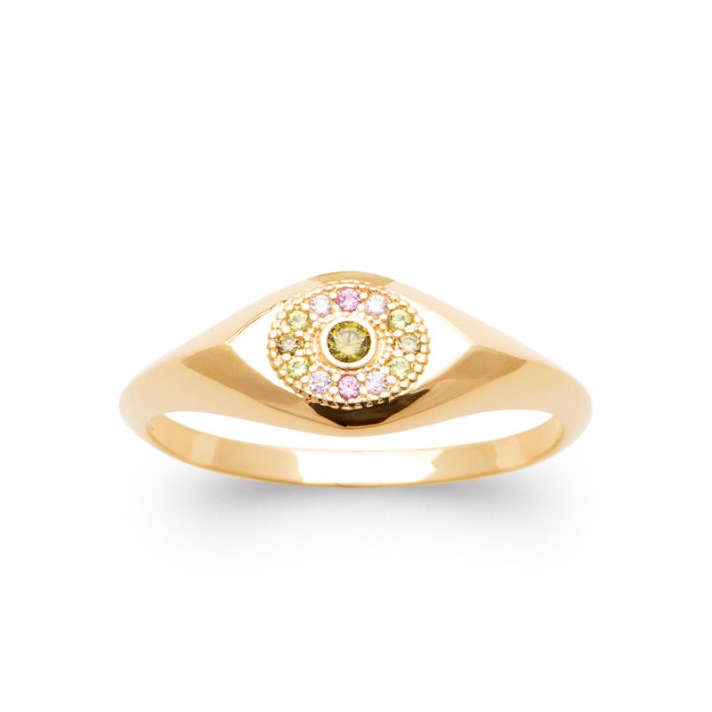 Coque de Nacre Bague plaqué or 20013650