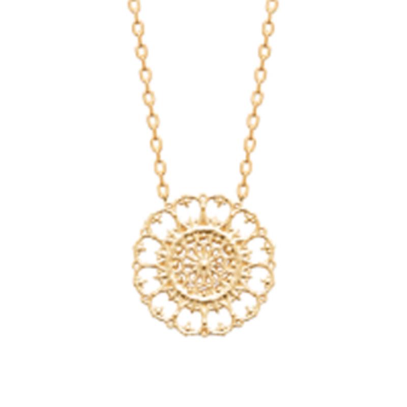 Coque de Nacre Collier plaqué or 922161