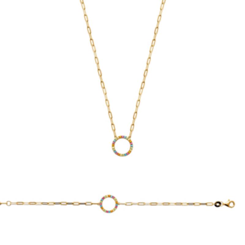Coque de Nacre Bracelet plaqué or 973681