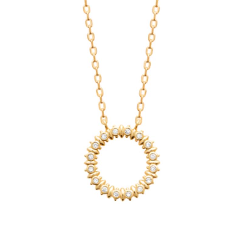 Coque de Nacre Collier plaqué or 974203