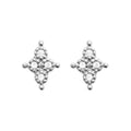 Coque de Nacre Puces d'oreilles argent 13002110