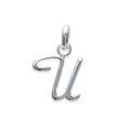 Coque de Nacre Pendentif initiale argent 148115521