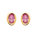 Coque de Nacre Puces d'oreilles plaqué or 23089680
