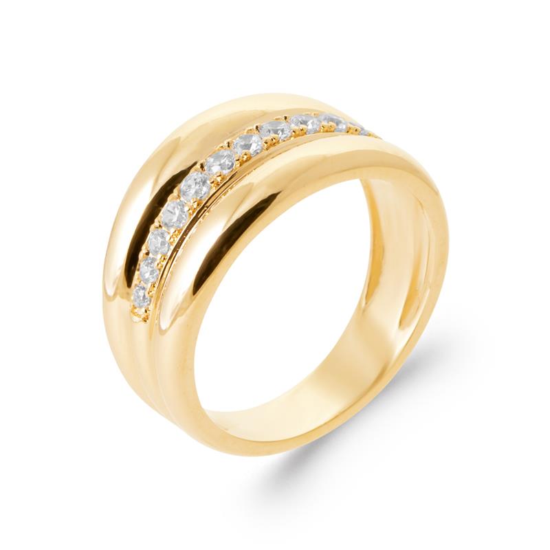 Coque de Nacre Bague plaqué or 2980410