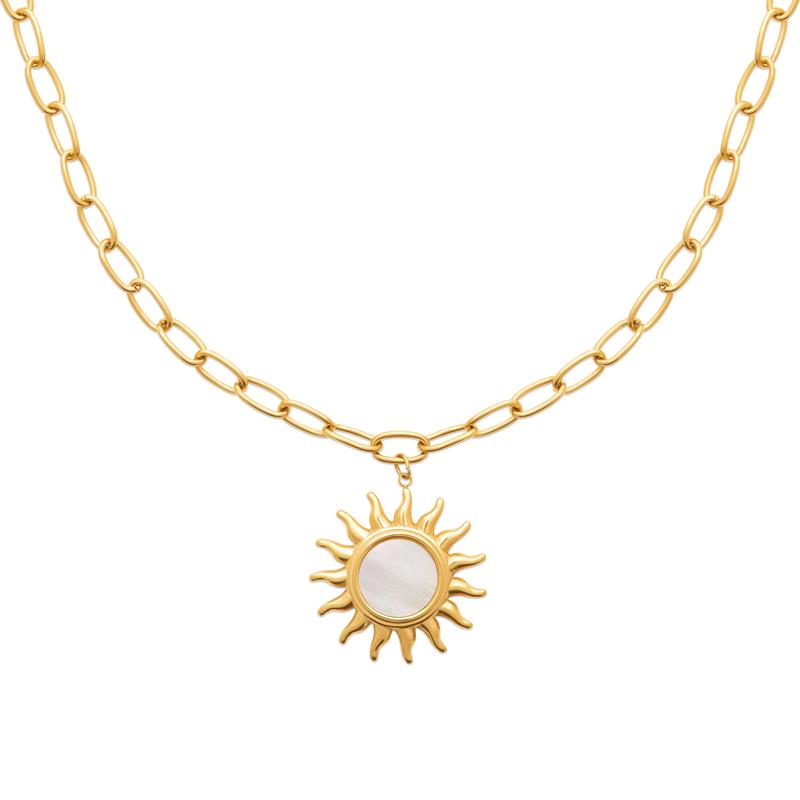 Izee Collier acier doré 312400