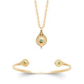 Coque de Nacre Collier plaqué or 973869