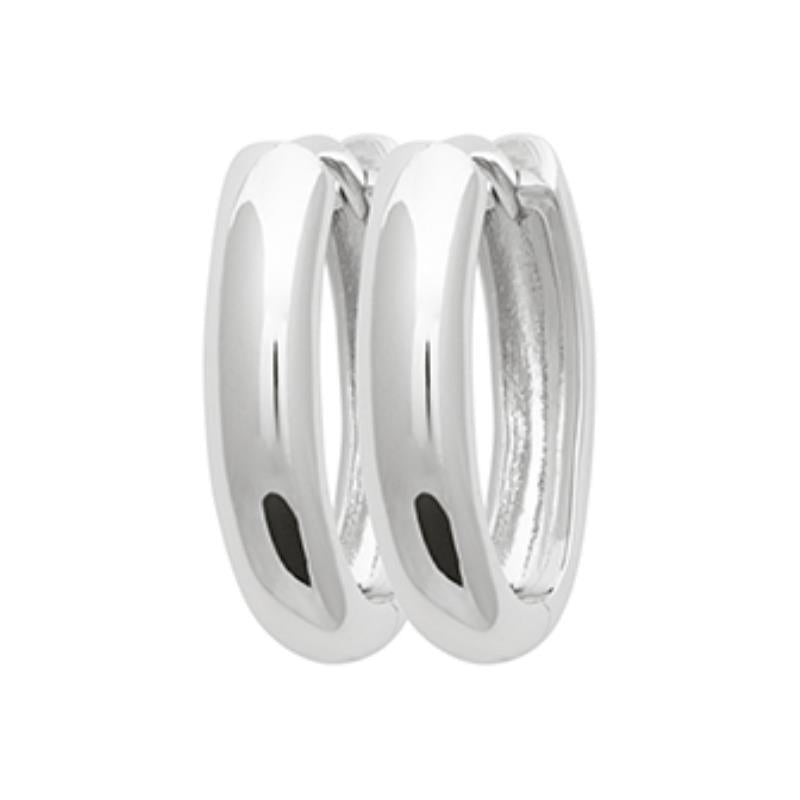 Coque de Nacre Créoles argent 7638900