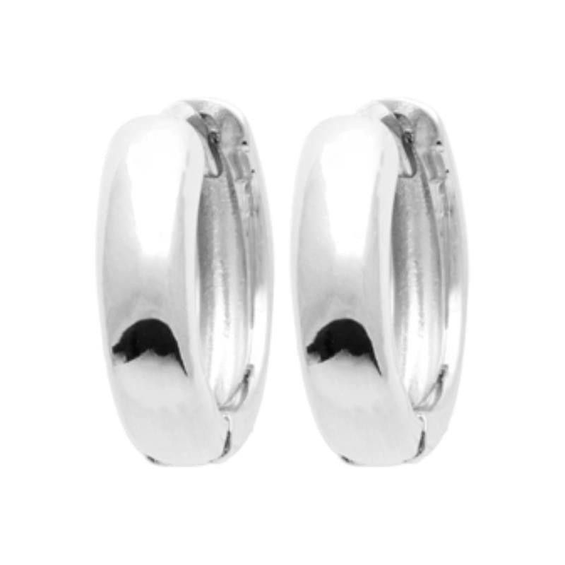 Coque de Nacre Créoles argent 7648812