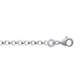 Coque de Nacre Chaîne maille jaseron argent 156020
