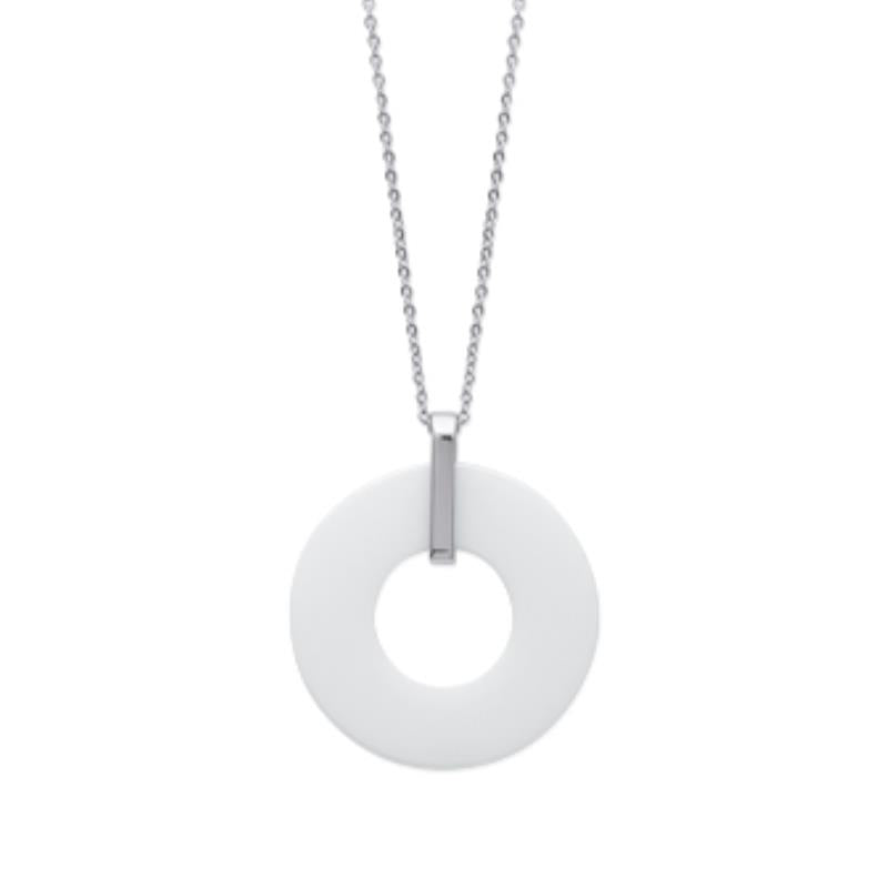 Coque de Nacre Collier acier 310484