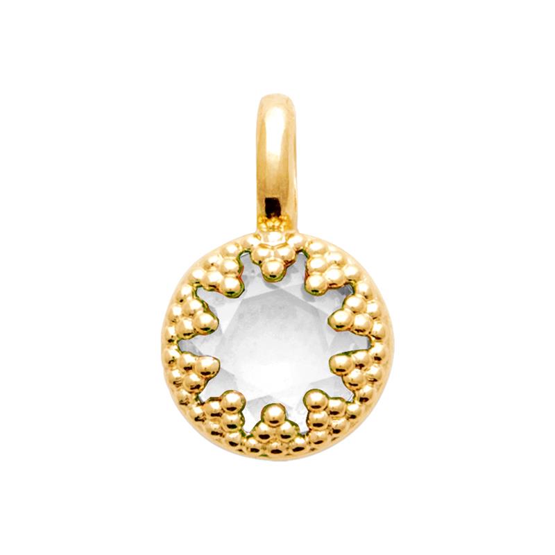 Coque de Nacre Pendentif plaqué or 2782010