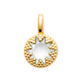 Coque de Nacre Pendentif plaqué or 2782010