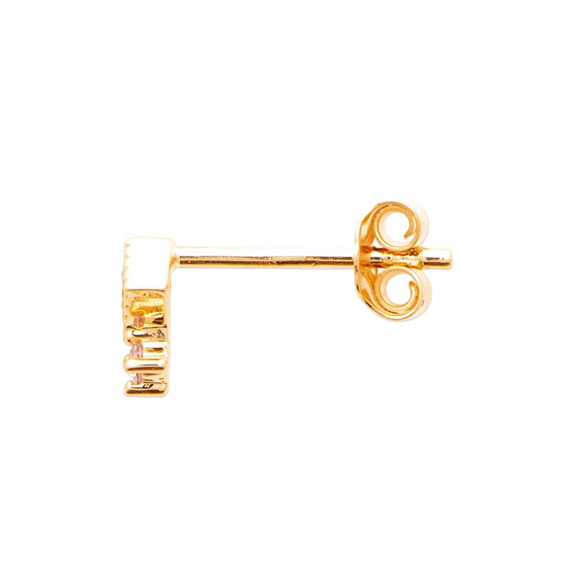 Coque de Nacre Boucle d'oreille à l'unité plaqué or 23085905U