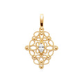 Coque de Nacre Pendentif plaqué or 2793710