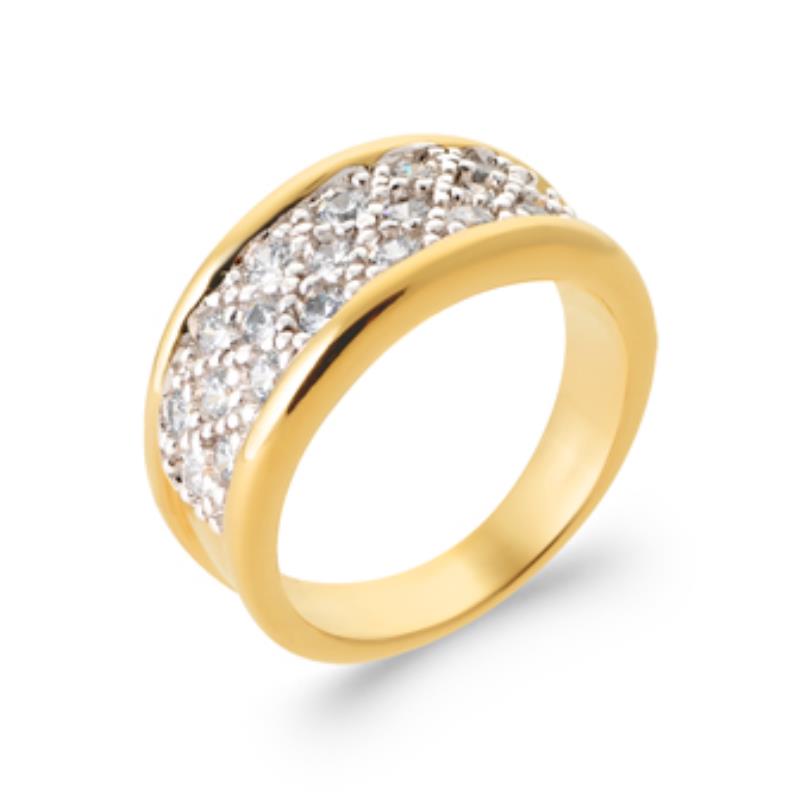 Coque de Nacre Bague plaqué or 2072011