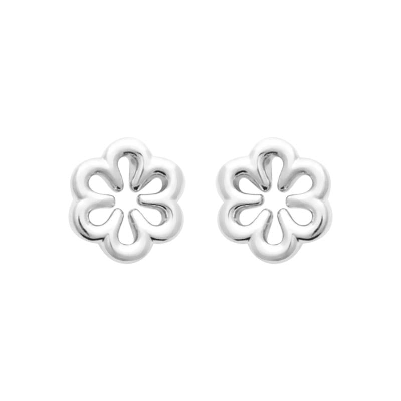 Coque de Nacre Puces d'oreilles argent 73080800