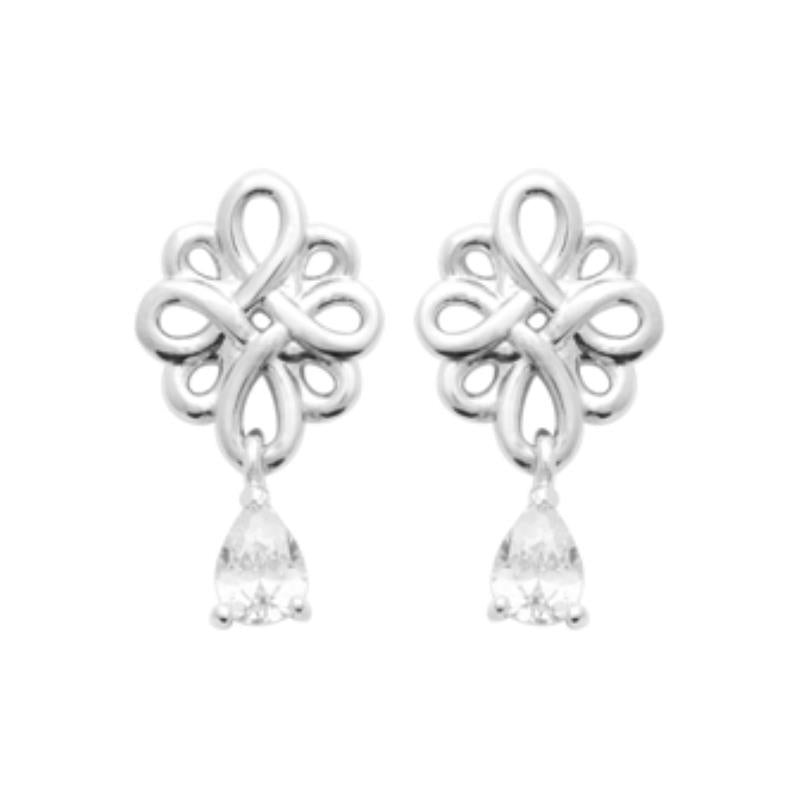 Coque de Nacre Puces d'oreilles argent 13052910