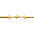Coque de Nacre Bracelet acier doré 312215