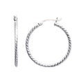 Coque de Nacre Créoles argent 1611330