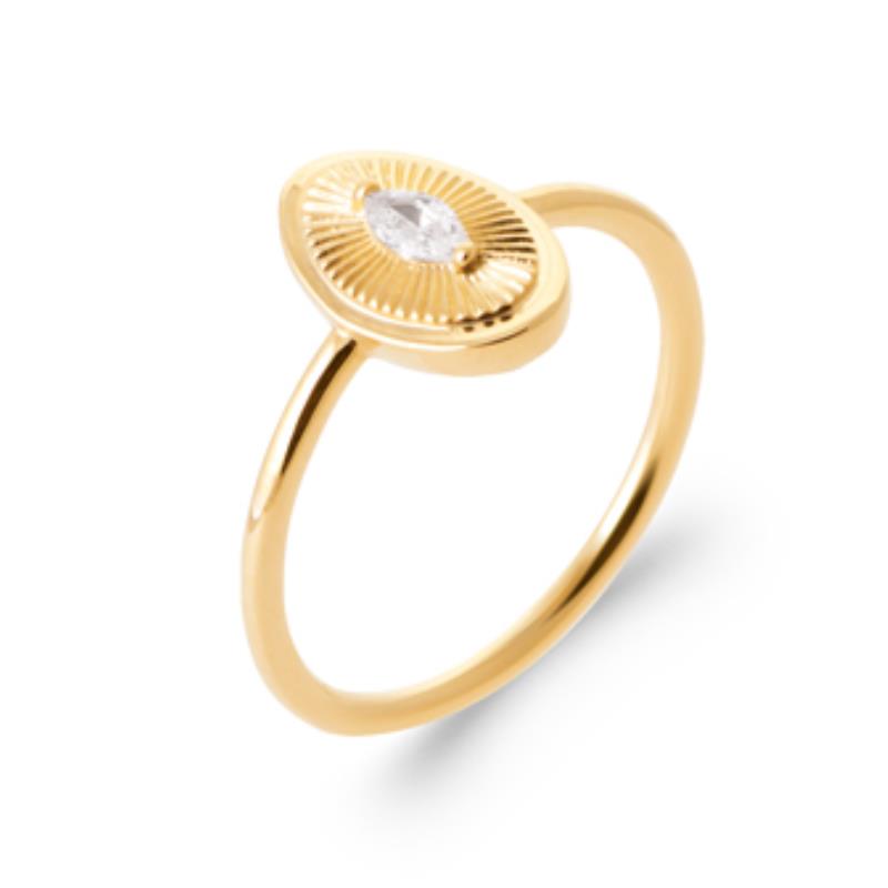 Coque de Nacre Bague plaqué or 2961210