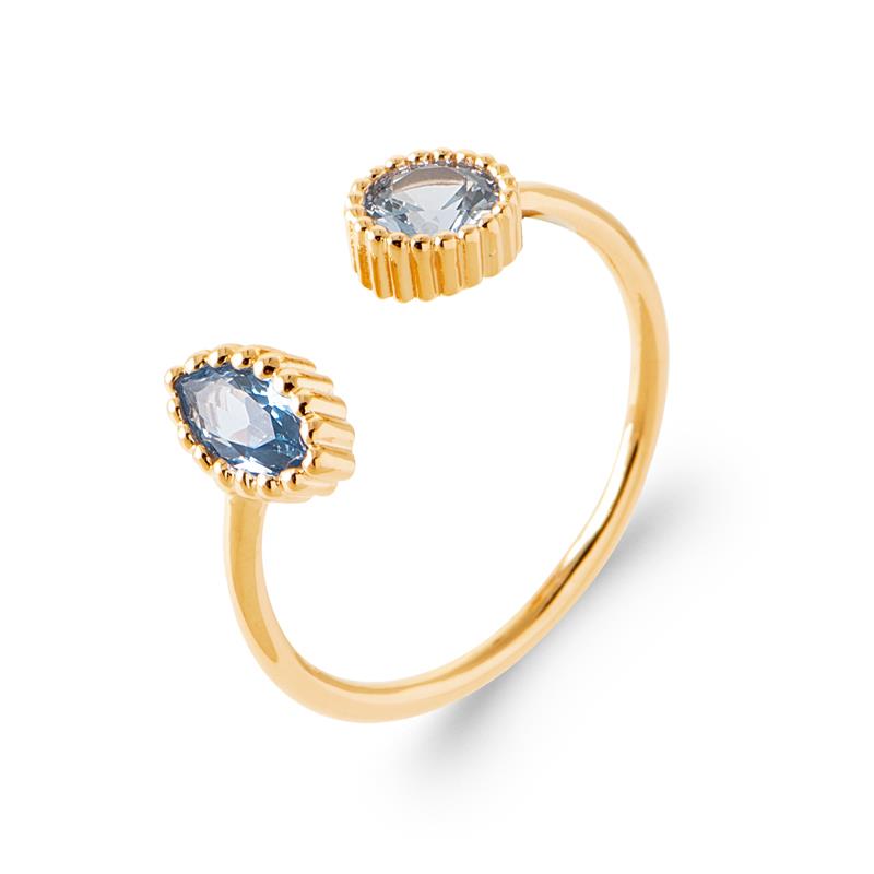 Coque de Nacre Bague plaqué or 20013460