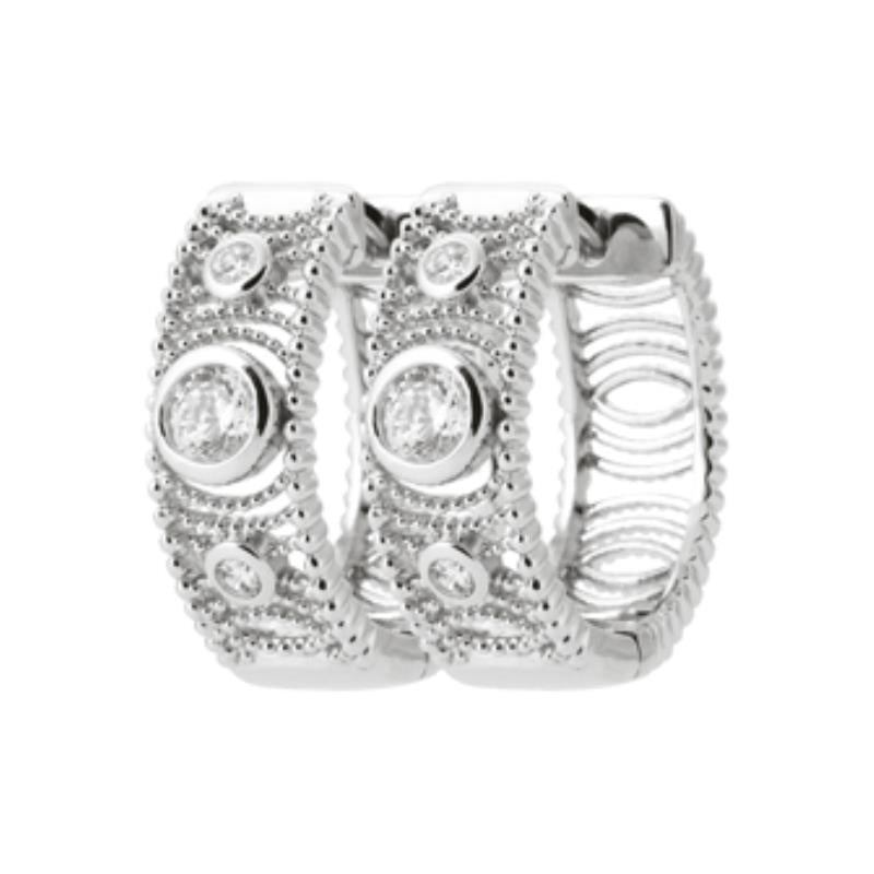 Coque de Nacre Créoles argent 1637210