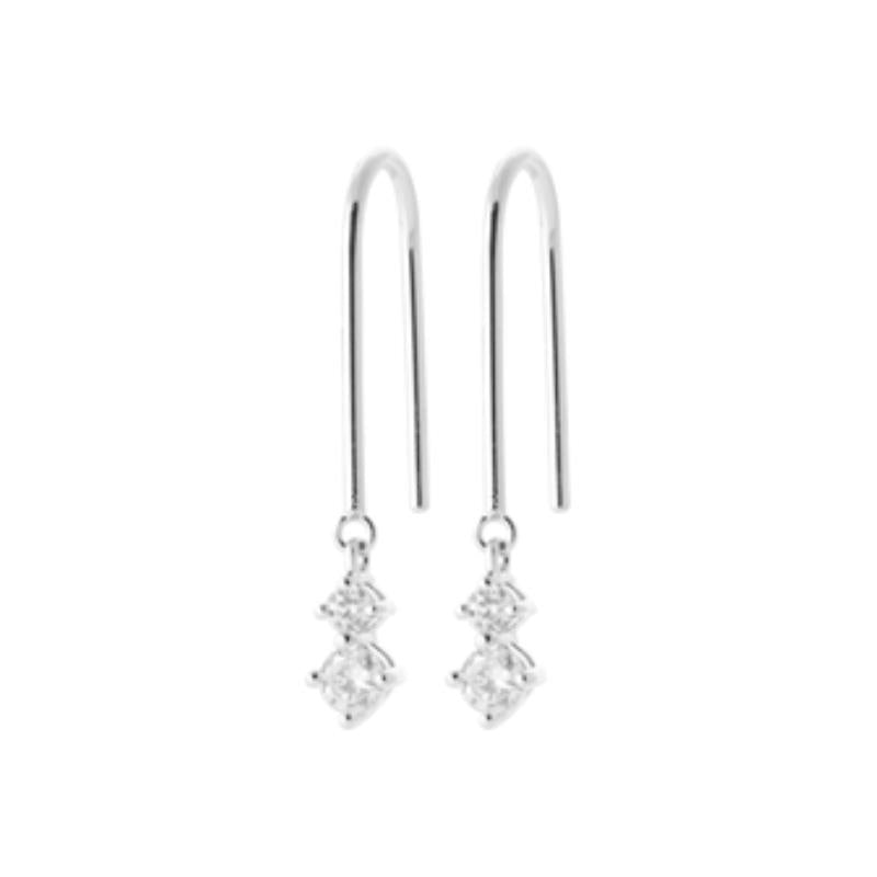Coque de Nacre Boucles d'oreilles pendantes argent 13034010