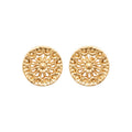 Coque de Nacre Puces d'oreilles plaqué or 23054700