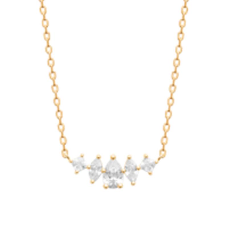 Coque de Nacre Collier plaqué or 973949