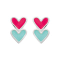 Coque de Nacre Puces d'oreilles argent 73040700