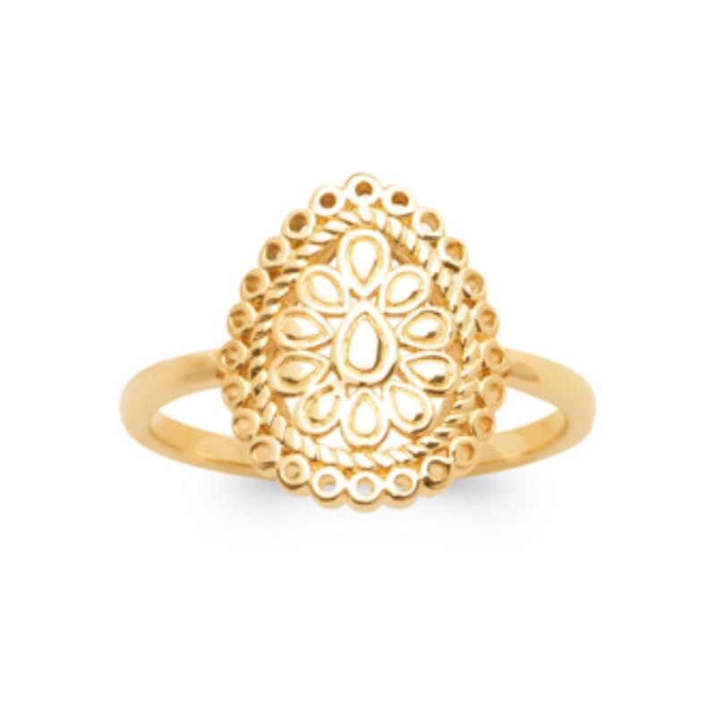 Coque de Nacre Bague plaqué or 2988000