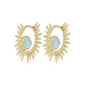 Coque de Nacre Boucles d'oreilles plaqué or 2631760