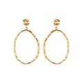 Coque de Nacre Boucles d'oreilles pendantes plaqué or 23034900
