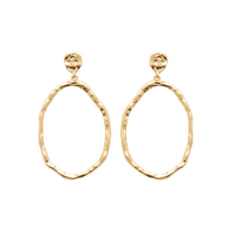 Coque de Nacre Boucles d'oreilles pendantes plaqué or 23034900