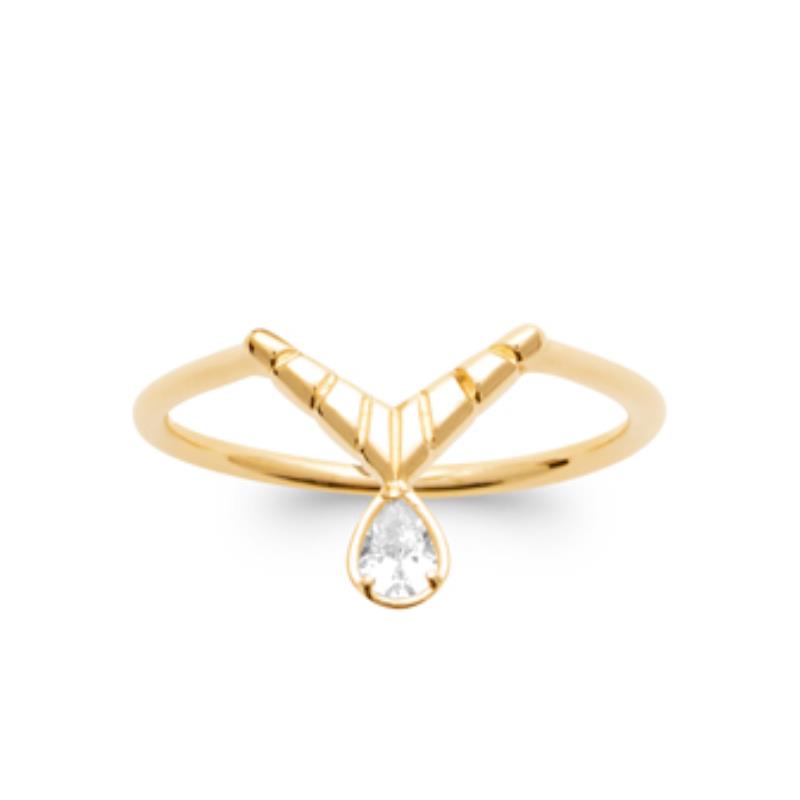Coque de Nacre Bague plaqué or 2998710