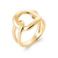 Coque de Nacre Bague plaqué or 2967200