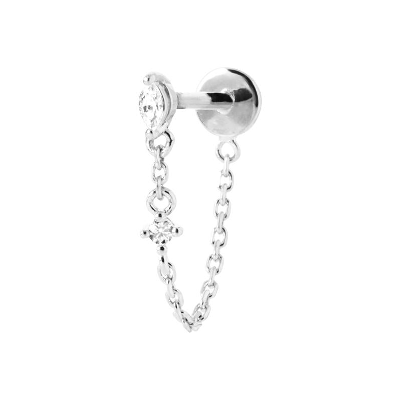 Coque de Nacre Piercing argent 13071710