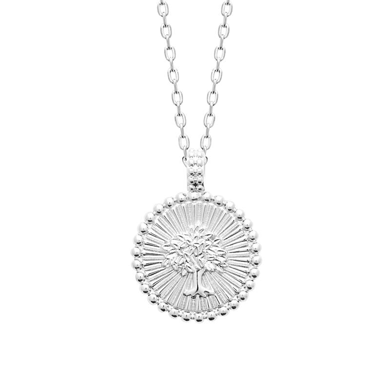 Coque de Nacre Collier argent 722136